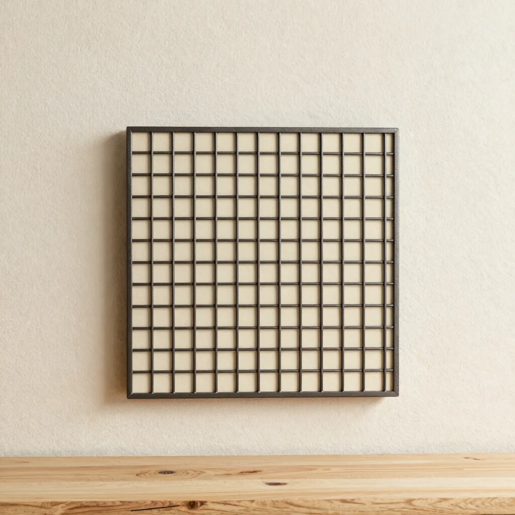 Charcoal Grid Wall Tile